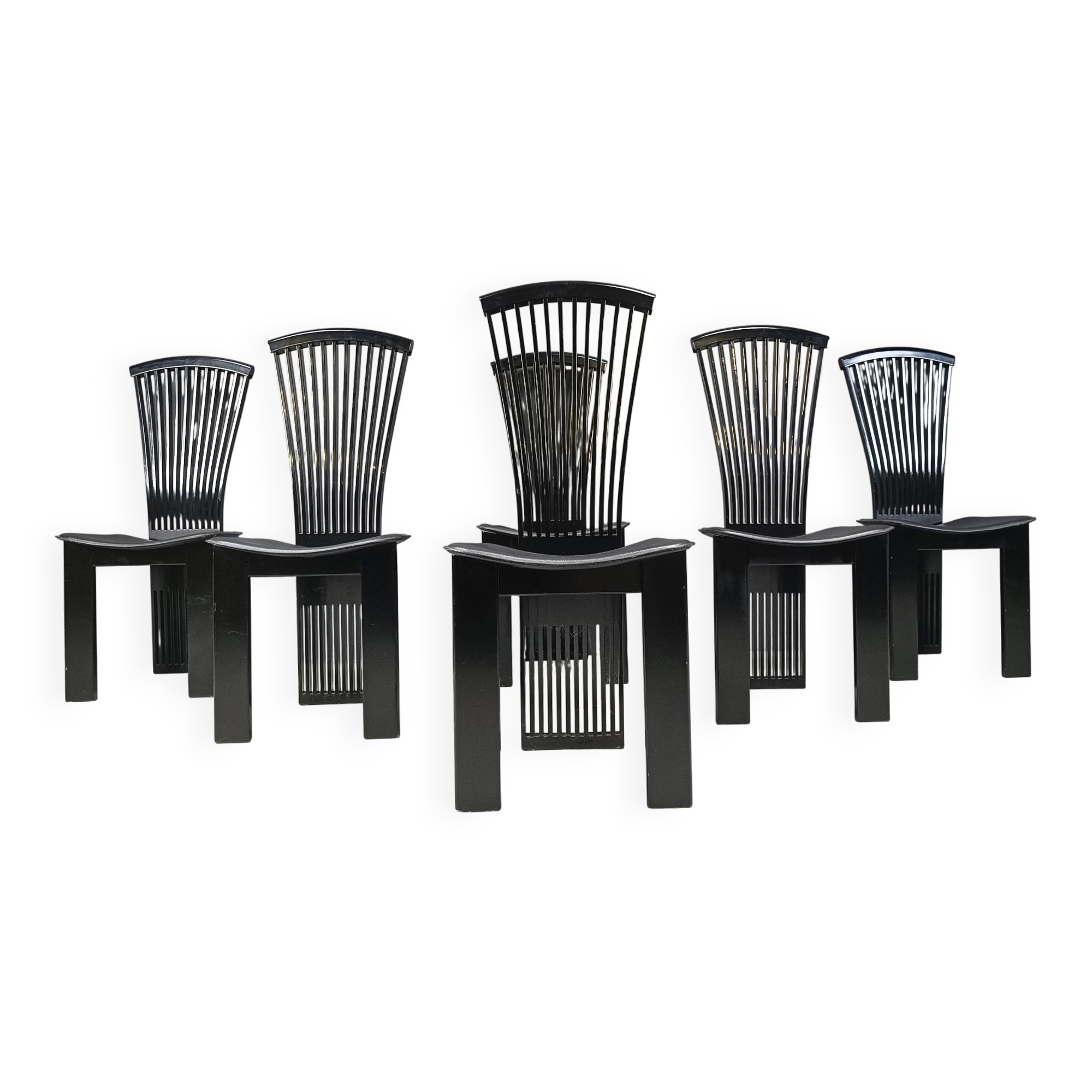 Post modern dining chairs by Pietro Costantini, 1980s, set of 6