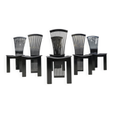 Post modern dining chairs by Pietro Costantini, 1980s, set of 6