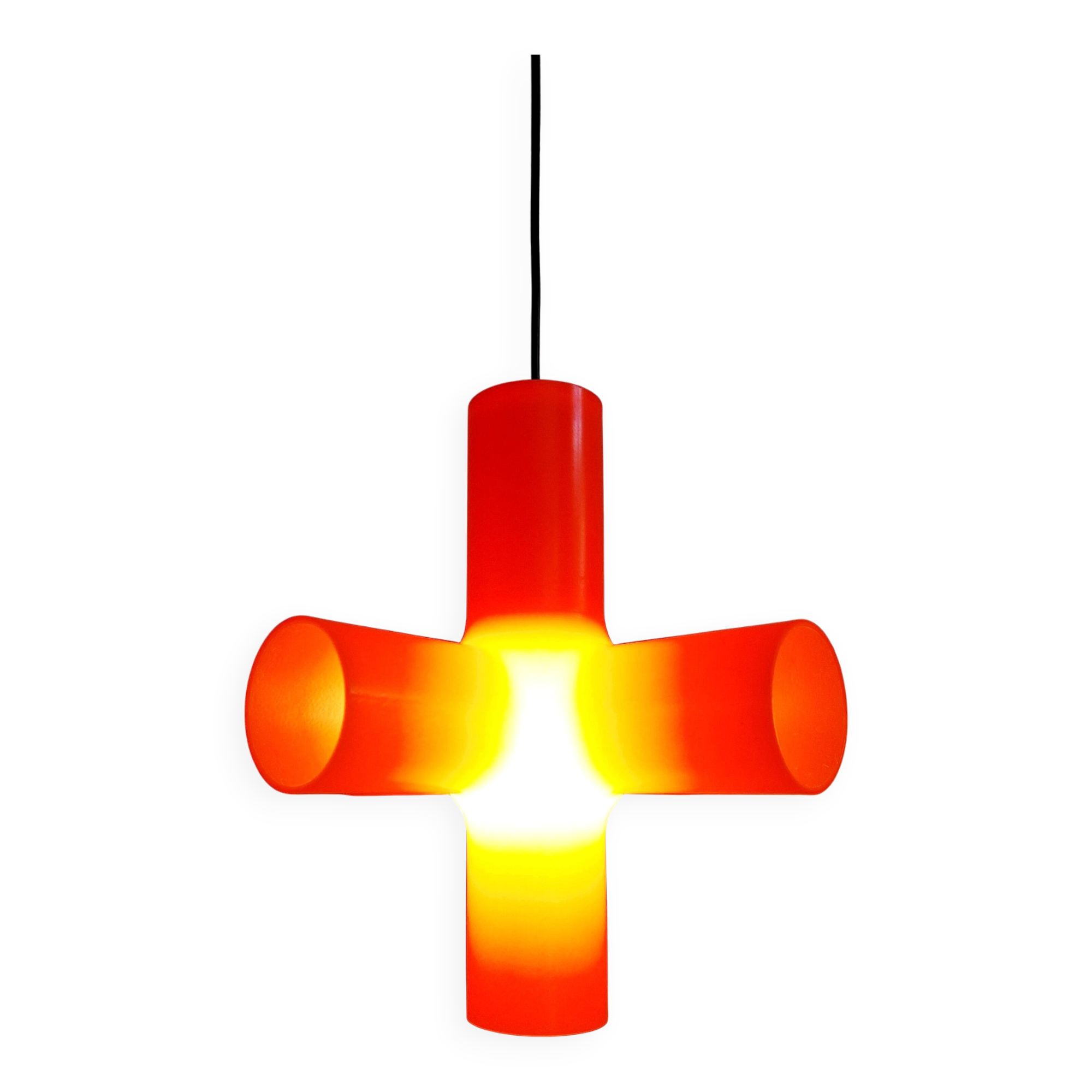 Suspension Crosslight orange, Jan Melis & Ben Oostrum, Dark (Belgium)