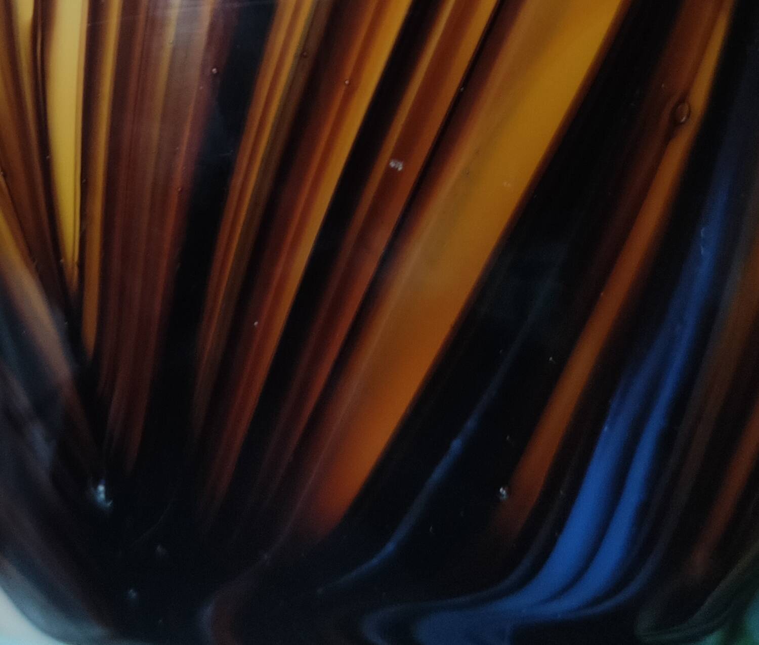 Striped Murano vase