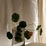 Vase mouth-blown glass 50s