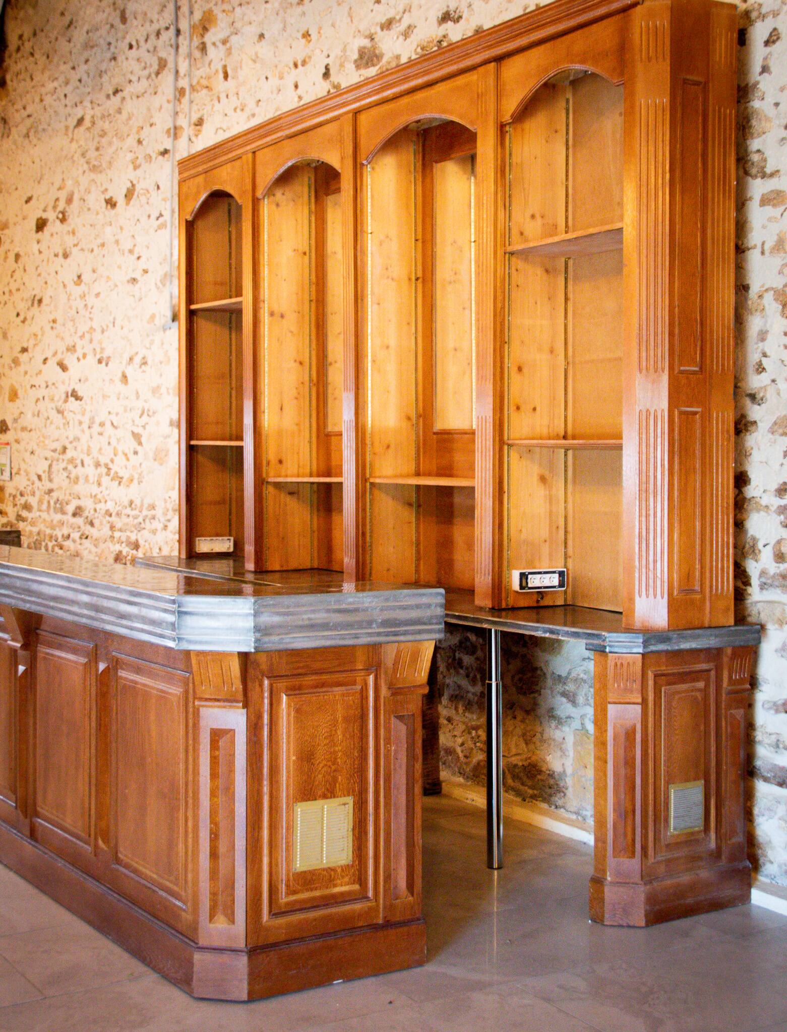 5m solid oak bar