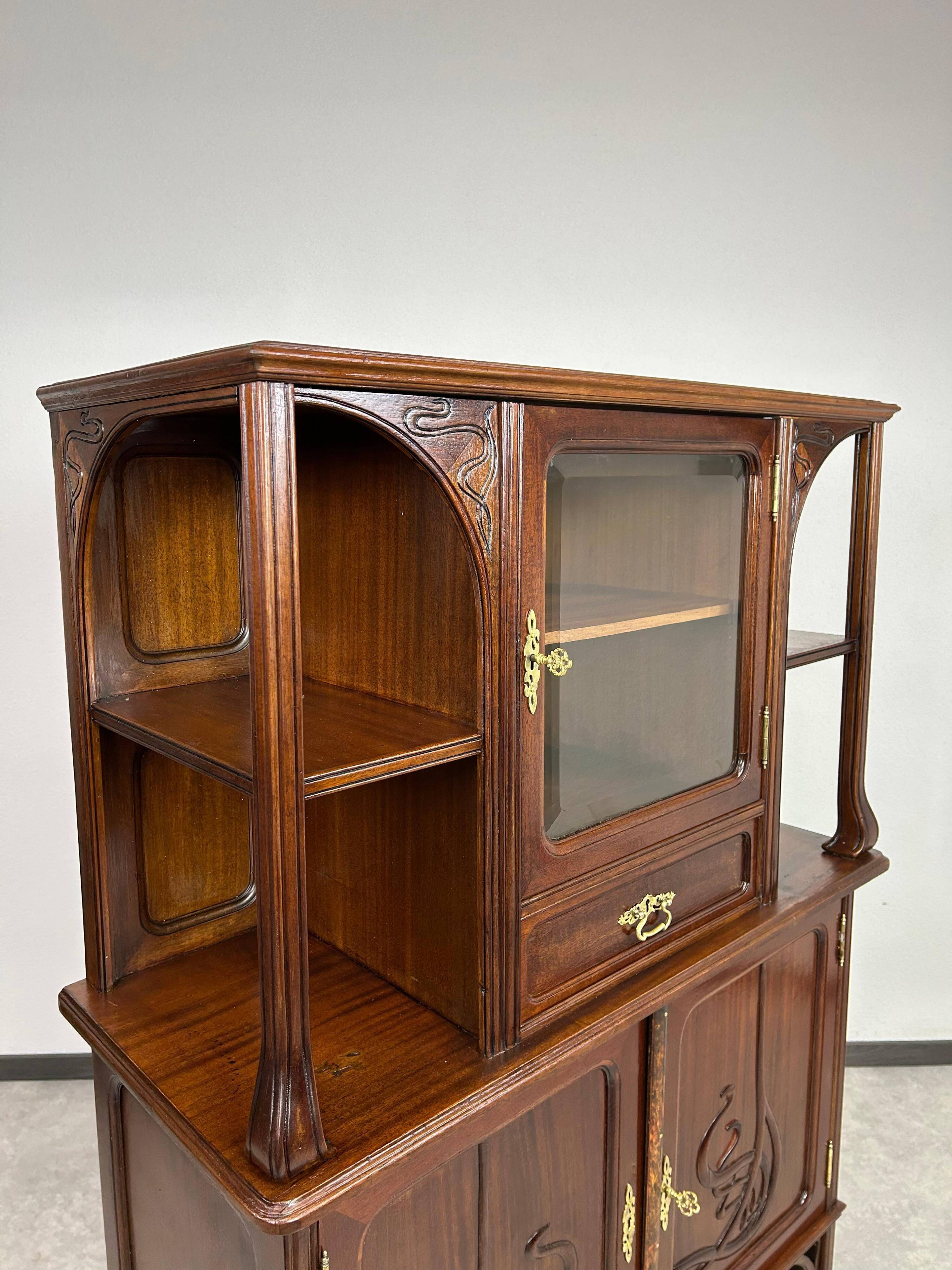 Art Nouveau display cabinet