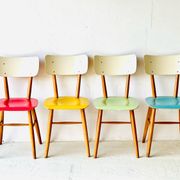 Chaises de salle à manger de Ton, années 1950.