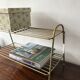 Gold metal shelf