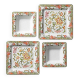 Set of 4 plates/dishes Tiffany Boutique, vintage Italian ceramic