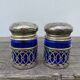 Silver-plated salt and pepper shaker, 1950s