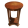 Varnished round gueridon