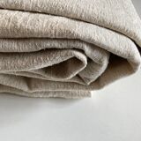 Farm tablecloth 19th in hemp canvas, reserve of trousseau L270cm