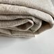 Nappe de ferme 19e en toile de chanvre réserve de trousseau  L270cm