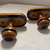 Pair of Wooden Coat Hooks