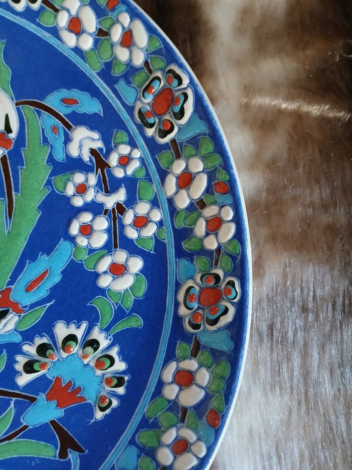 Plat décoratif de Kutahya