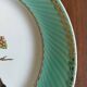 6 assiettes plates Fenal Badonviller "Oiseaux" vintage années 1950