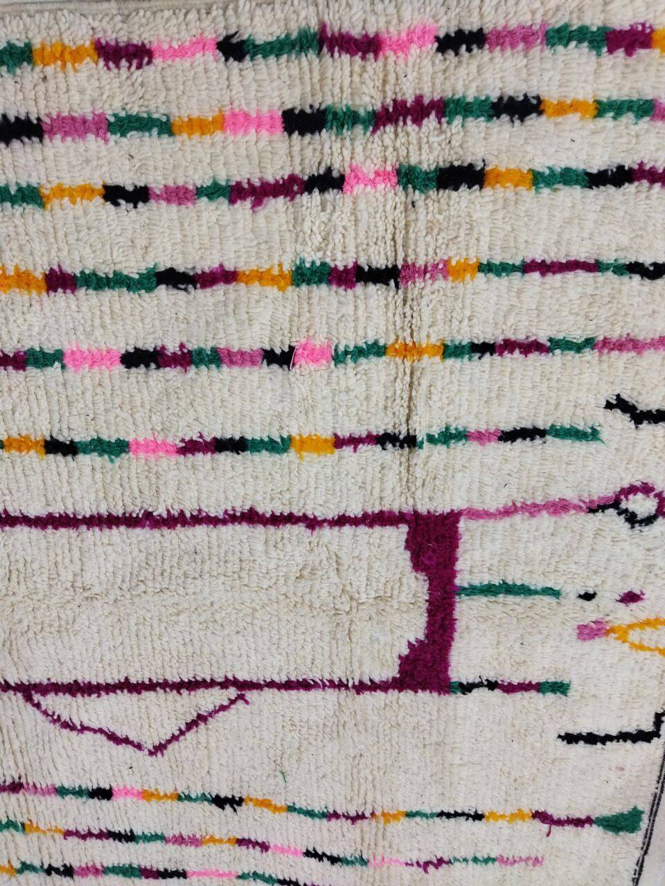 Handmade Moroccan Berber rug 294 X 194 CM