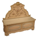 Venetian chest in lacquered and painted wood