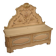 Venetian chest in lacquered and painted wood