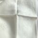 12 embroidered towels BC square damask ivory