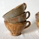 Tasses en grès , bols à cidre