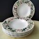 6 Churchill Blackberry Trellis Deep Plates