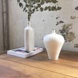White ceramic vase