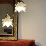 Duo of walking roses glasses Art Deco