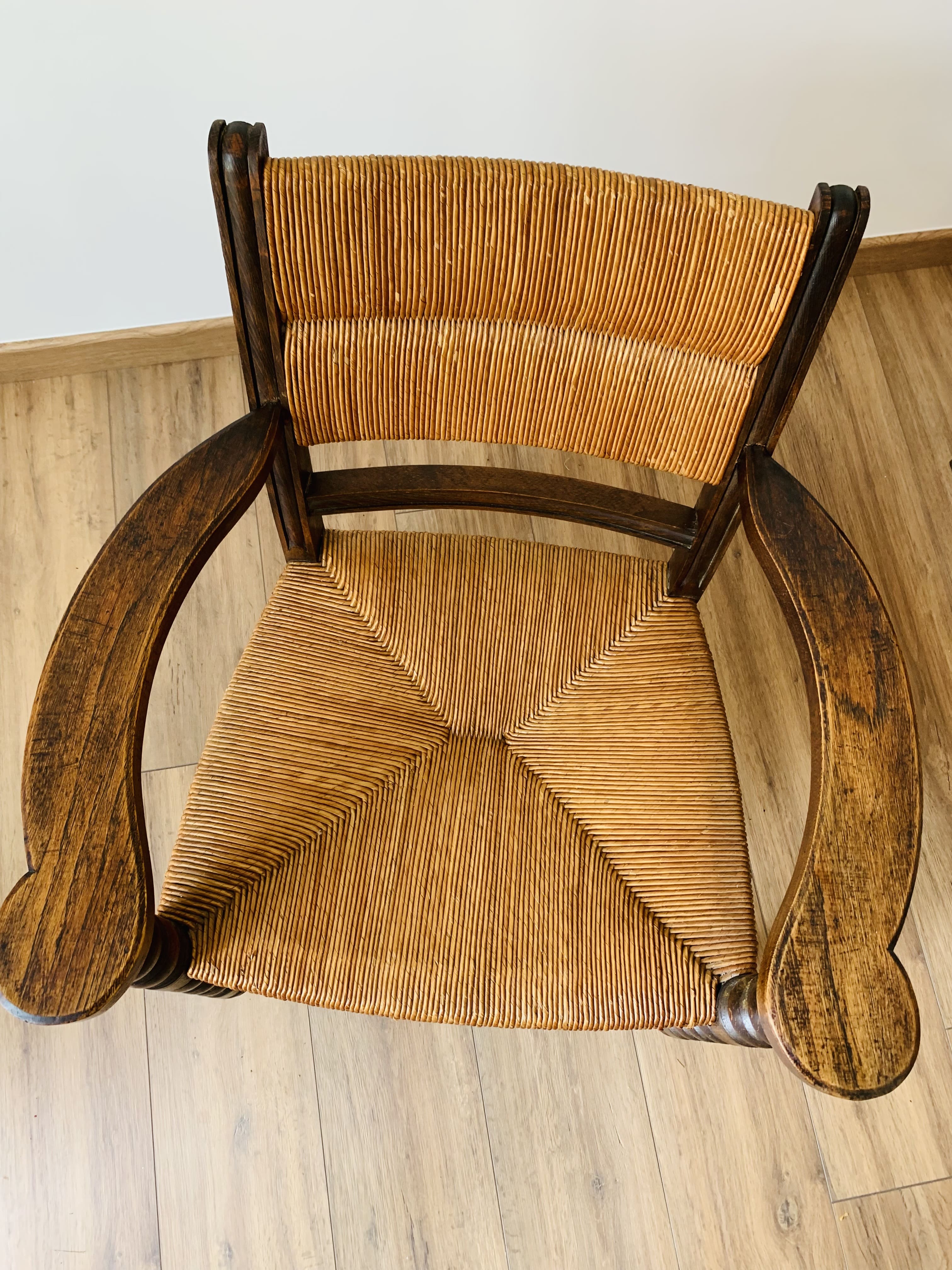 Pair of mulched armchairs