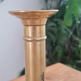 Pair of brass candle holders
