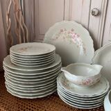 New limoges porcelain service Jammet-seignolles