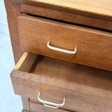Vintage chest of drawers with splayed legs