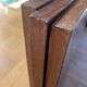 Vintage wall-mounted bookcase shelves in Rio rosewood