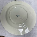 Dessert plate in iron clay model Marguerite KetG Luneville