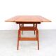 Vintage Kai Kristiansen height-adjustable coffee/dining table for Trioh, 1970s