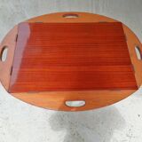 Boat Folding Mahogany Coffee Table