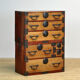 Japanese Tansu chest of drawers, circa 1870
