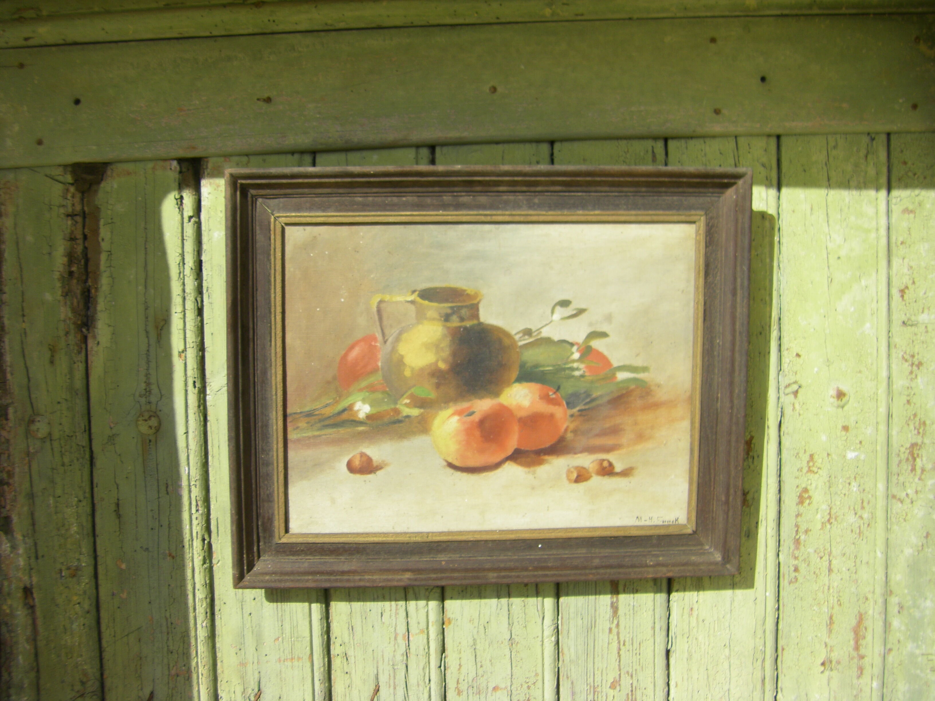 Oil painting still life