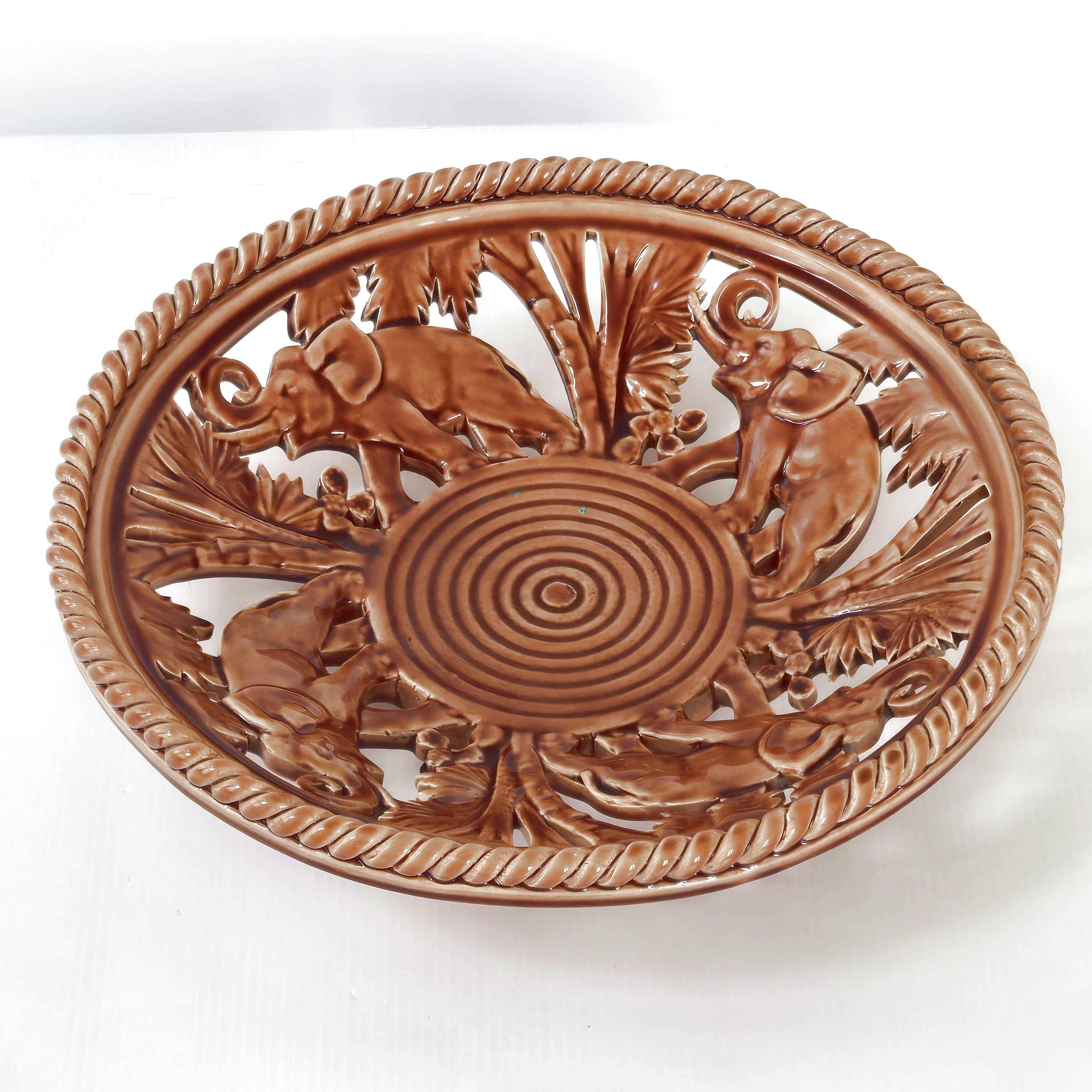 Art Deco Openwork Braided Elephant Cup