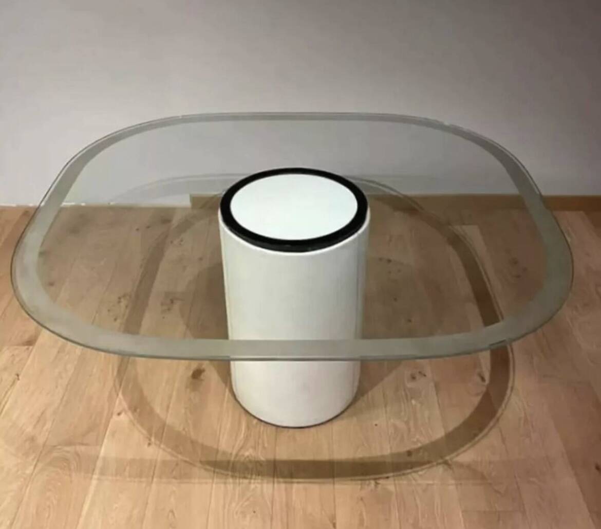 Vintage “Alto” dining table, Tobia Scarpa B&B Italia 1973