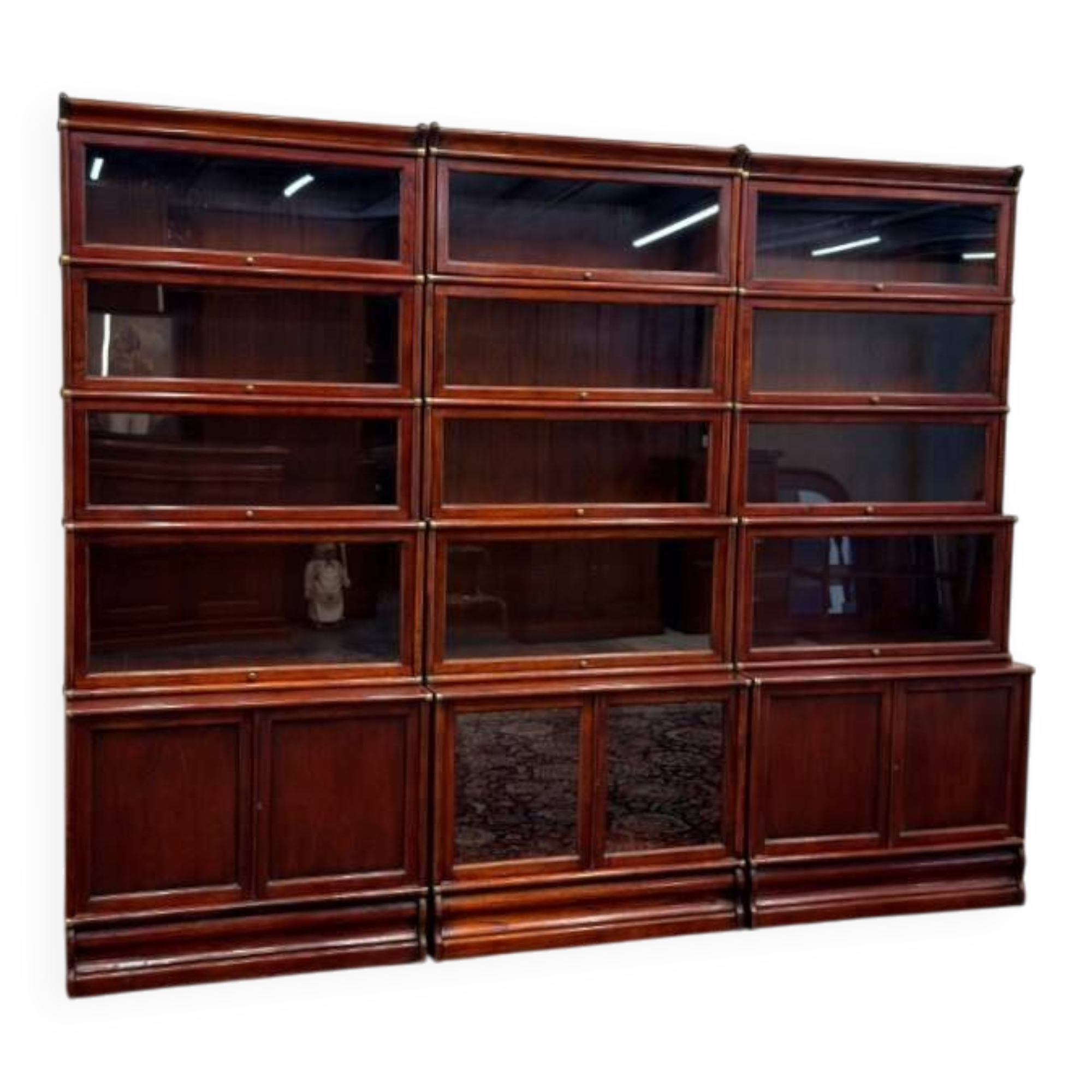 Classic English Globe Wernicke Style Bookcase