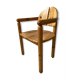 Pine armchair René Daumiller