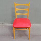 Vintage beech 60s chair