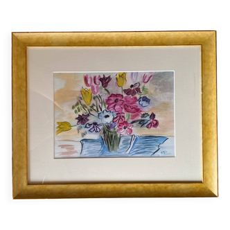 Aquarelle d’après Raoul Dufy