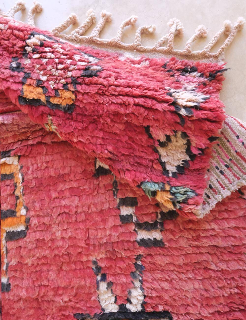 Tapis Boujad Rouge Berbère - 294 x 211 cm