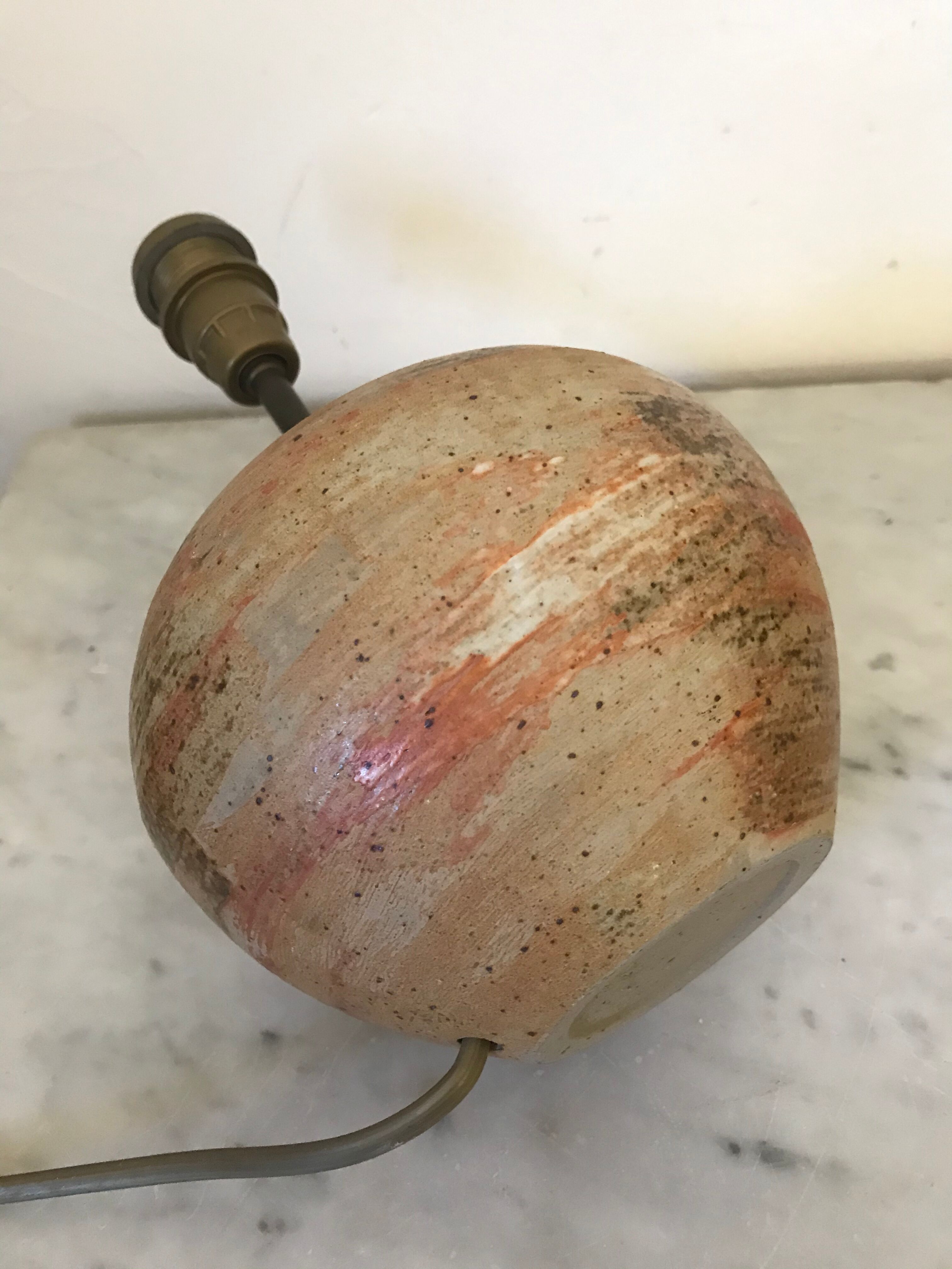 Vintage sandstone lamp foot