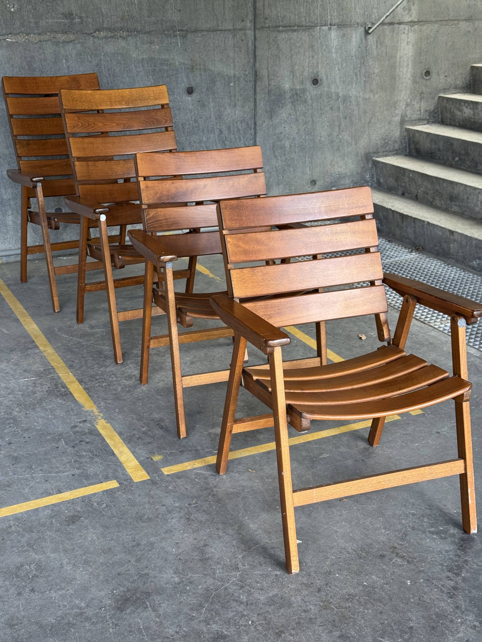 Ensemble de 4 chaises pliantes Herlag