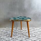 Vintage flower table, side table, mosaic table, bedside table, flower stool, tiled table