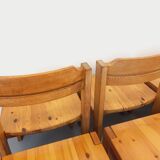 Set of 8 vintage Scandinavian chairs by Ilmari Tapiovaara for Asko in pine
