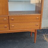 Sideboard High chest of drawers 60s Scandinavian style