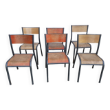 Set of 6 Mullca chairs