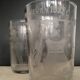 Set of 4 engraved cups "Vevey winegrowers' festival 1927"