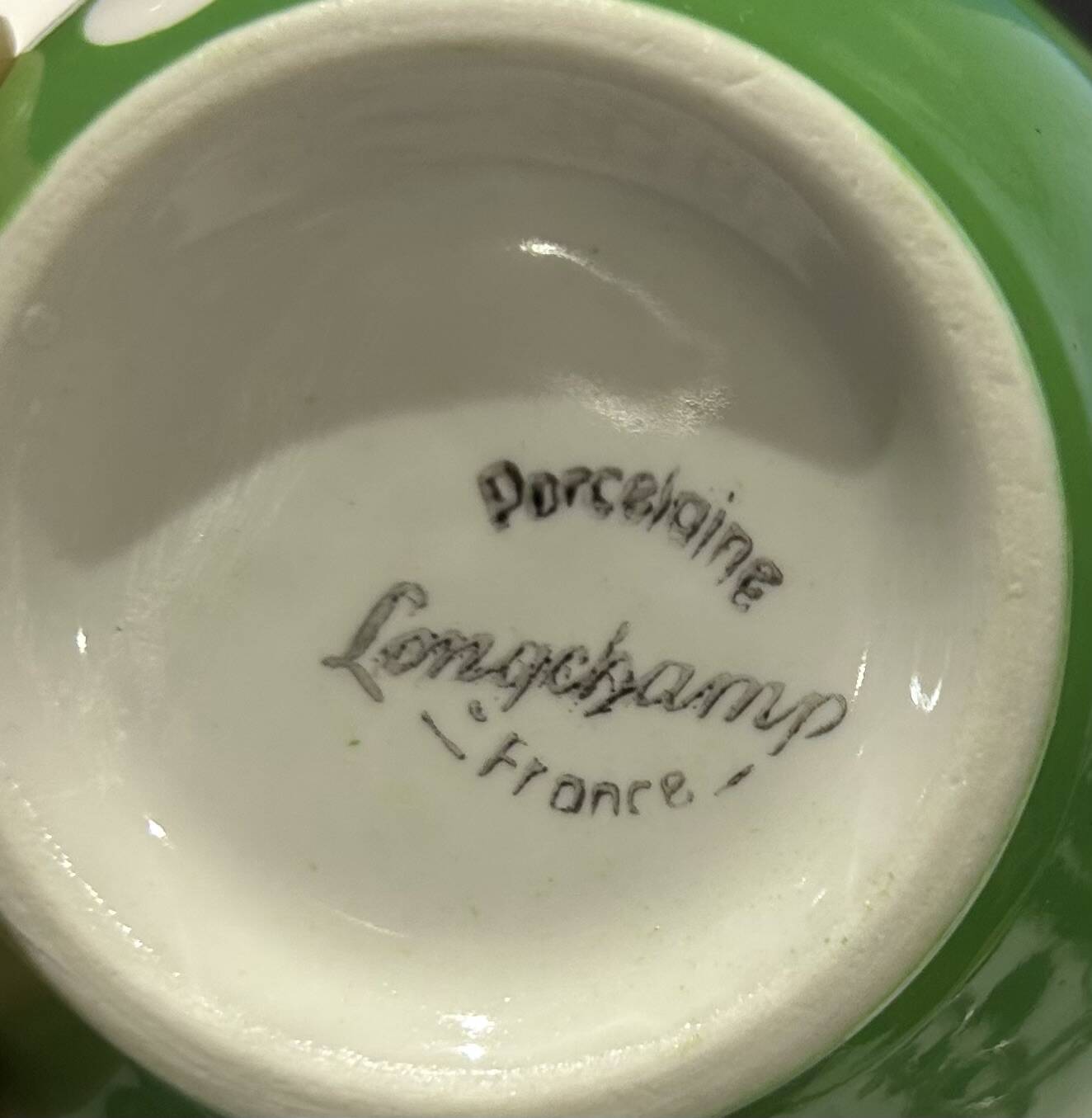 Set of 6 small grandmother bowls in Longchamp porcelain.